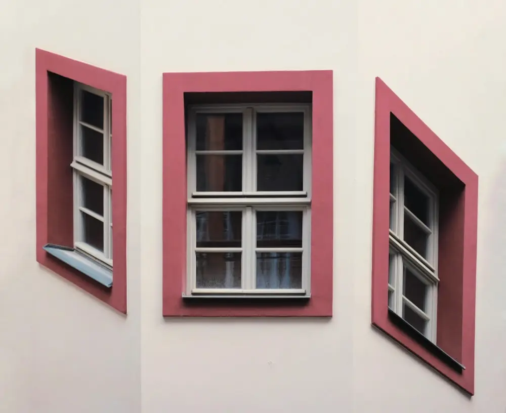 White sash windows, illustrating understanding heat loss